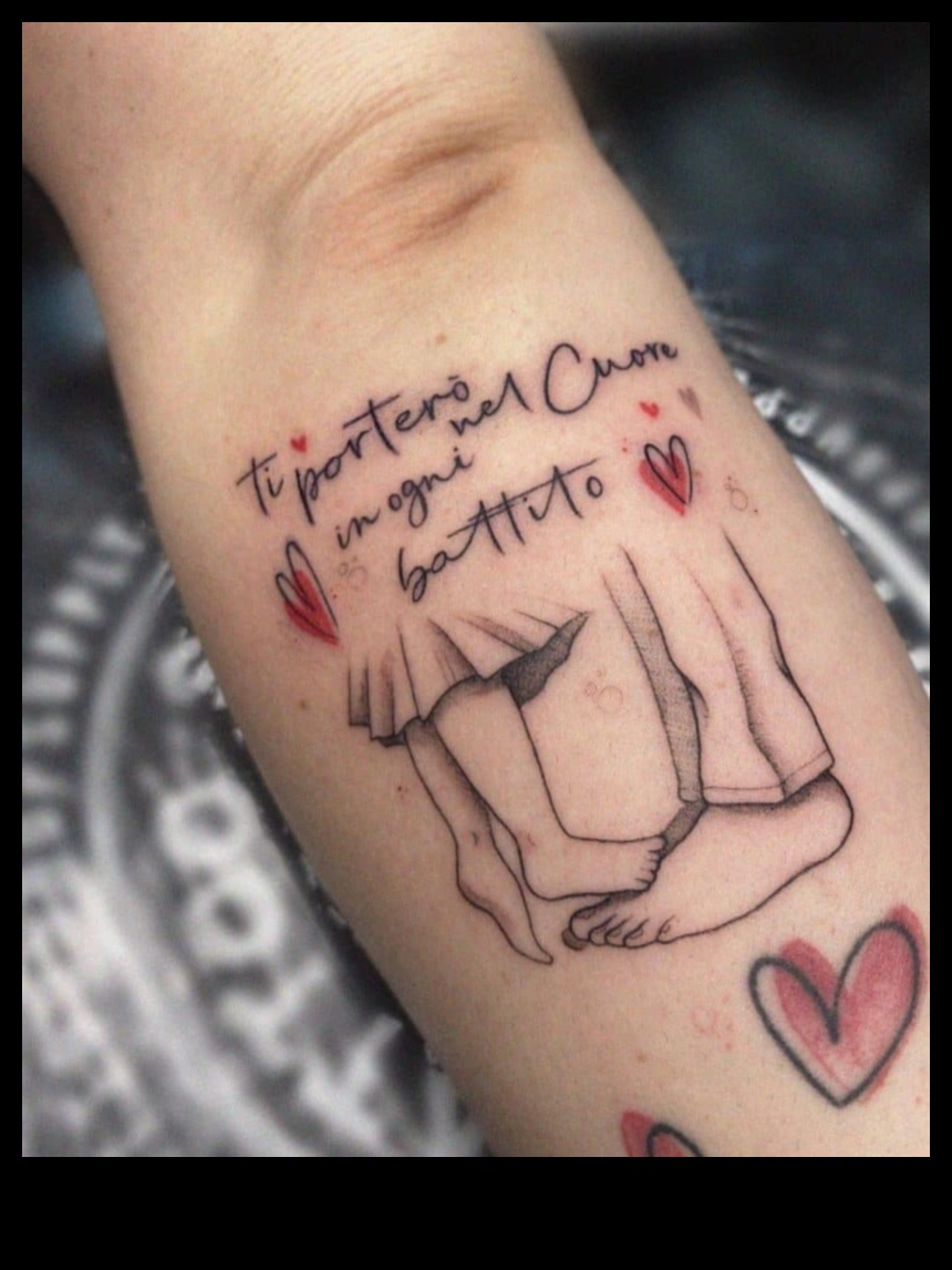 רומנטיקה מקועקעת: מבטאת את עומק האהבה באמצעות דיו