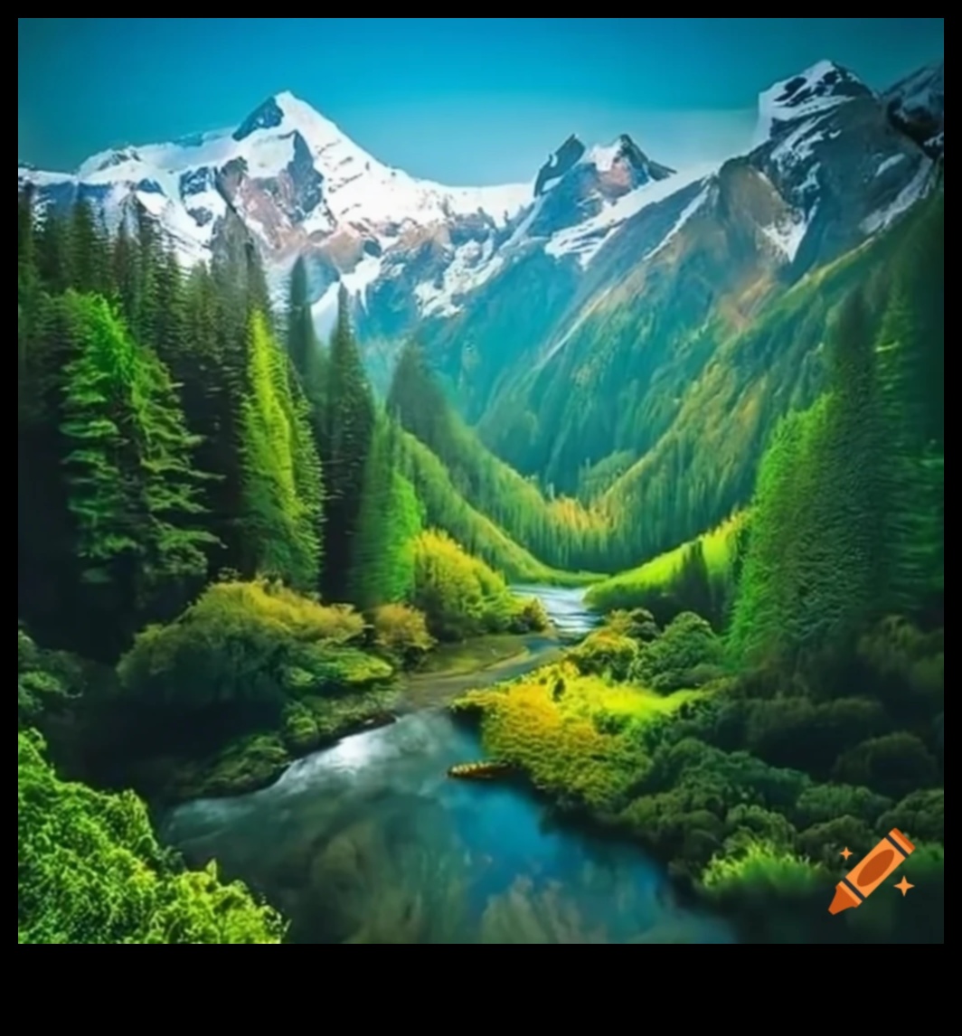 האלגנטיות של כדור הארץ: תצוגה של נופים חינניים ויפים