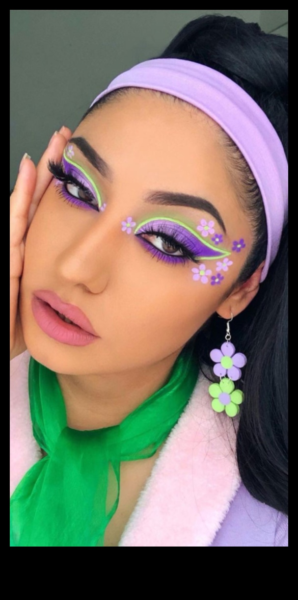 אפל נועז: מאמצים את כוחם של צבעים עזים באיפור זוהר