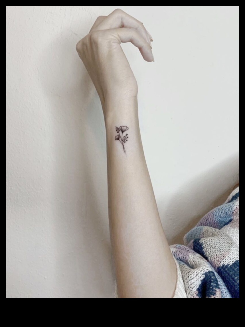 פשטות אופנתית: קעקועים מינימליסטיים על פרק כף היד עבור ויברציות מודרניות