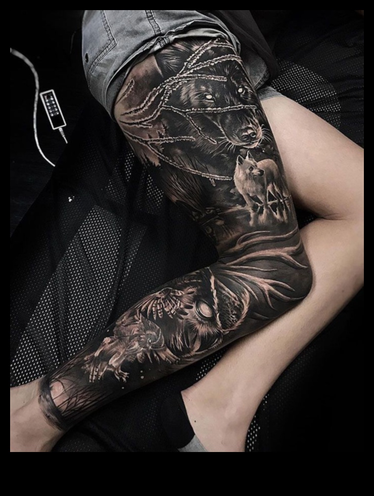 Epic Journeys רגל קעקועים שמספרים סיפורים 4 מסעות אפיים: חקור את הפאר של סיפורי קעקוע רגליים