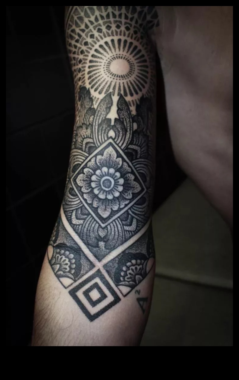 פסיפסי קעקועים: חיבור עיצובים אמנותיים