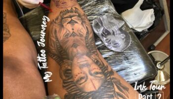 מסעות אפיים: חקור את הפאר של סיפורי קעקוע רגליים