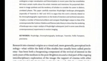 נופים בתנועה II: פרספקטיבות דינמיות על היופי של הטבע