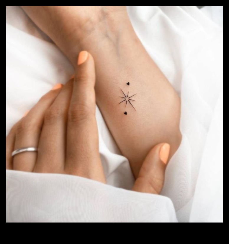 פשטות אופנתית: קעקועים מינימליסטיים על פרק כף היד עבור ויברציות מודרניות