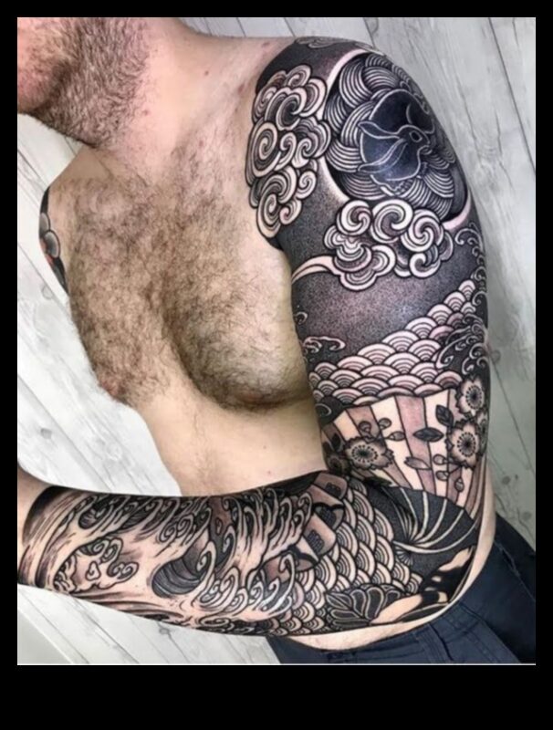 פסיפסי קעקועים: חיבור עיצובים אמנותיים